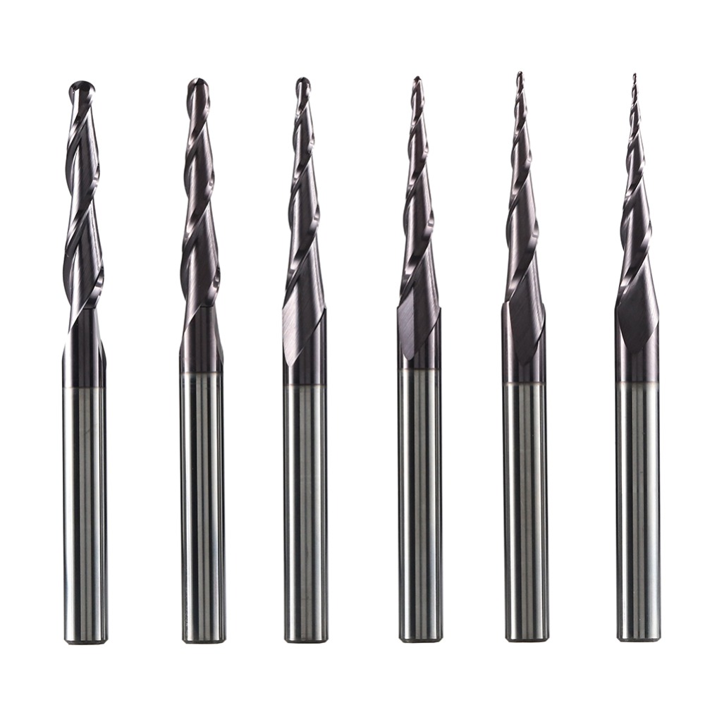 1PC 초경 엔드밀 4mm 6mm 8mm 볼 노즈 테이 - Diy Cnc Router Electronics 리뷰 및 가격