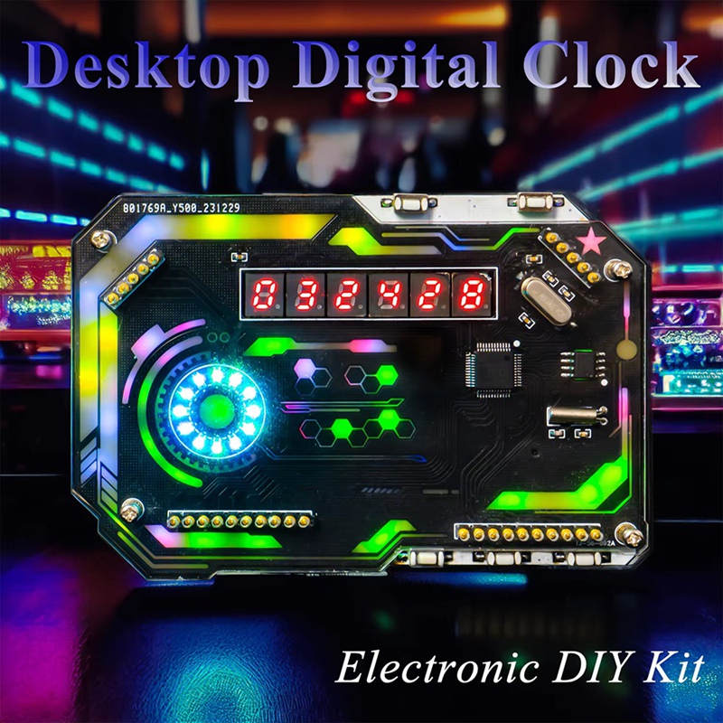 WISH 데스크탑 디지털 시계 전자 DIY 키트 사이버 - Diy Innovative Electronics 리뷰 및 가격